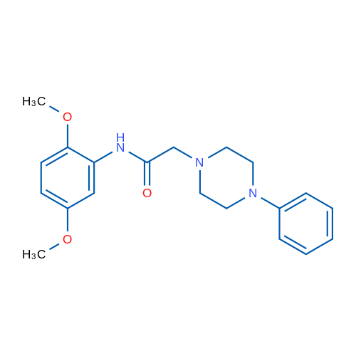 N-(2,5-Dimethoxyphenyl)-2-(4-phenylpiperazin-1-yl)acetamide 1g