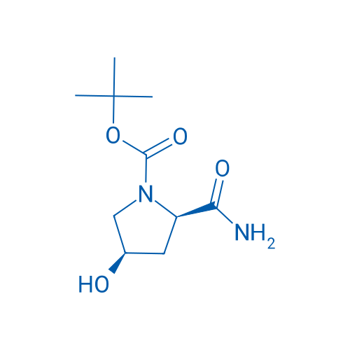tert-Butyl (2R,4R)-2-carbamoyl-4-hydroxypyrrolidine-1-carboxylate 1g