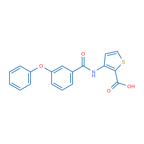 3-(3-Phenoxybenzamido)thiophene-2-carboxylic acid 1g
