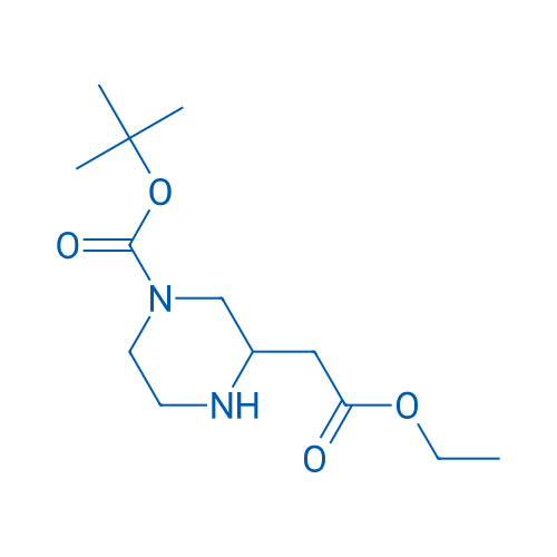 tert-Butyl 3-(2-ethoxy-2-oxoethyl)piperazine-1-carboxylate 100mg