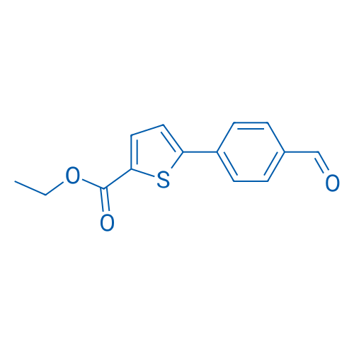 Ethyl 5-(4-formylphenyl)thiophene-2-carboxylate 250mg