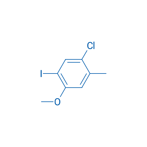1-Chloro-5-iodo-4-methoxy-2-methylbenzene 250mg