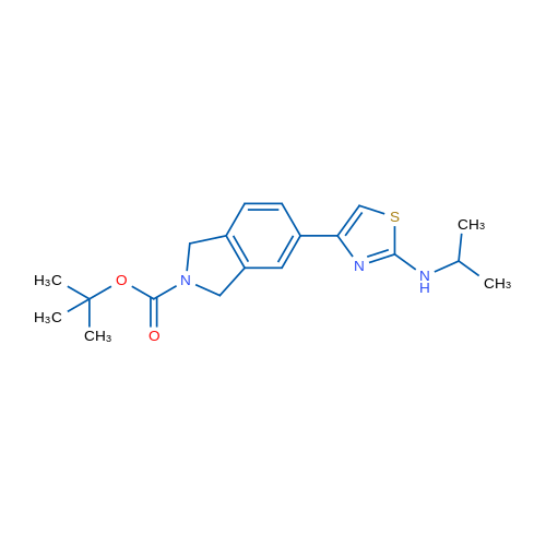 2-Boc-5-(2-Isopropylamino-thiazol-4-yl) -isoindoline 1g