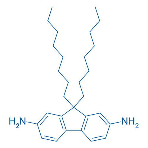 9,9-Dioctyl-9H-fluorene-2,7-diamine 250mg