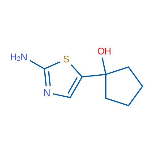 1-(2-Amino-1,3-thiazol-5-yl)cyclopentan-1-ol 1g