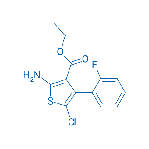 Ethyl 2-amino-5-chloro-4-(2-fluorophenyl)thiophene-3-carboxylate 1g