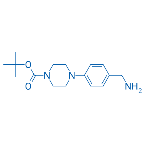 tert-Butyl 4-(4-(aminomethyl)phenyl)piperazine-1-carboxylate 100mg