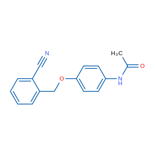 N-(4-((2-Cyanobenzyl)oxy)phenyl)acetamide 1g