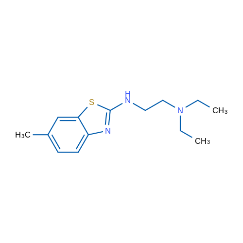 N,N-diethyl-N'-(6-methyl-1,3-benzothiazol-2-yl)ethane-1,2-diamine 1g