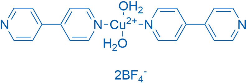 Copper(2+), diaquabis(4,4'-bipyridine-κN1)-, tetrafluoroborate(1-) (1:2) 1g