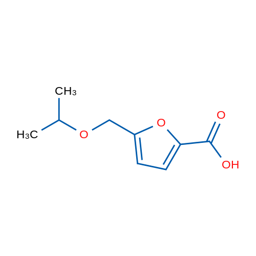 5-(Isopropoxymethyl)furan-2-carboxylic acid 250mg