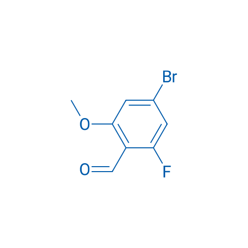 4-Bromo-2-fluoro-6-methoxybenzaldehyde 250mg