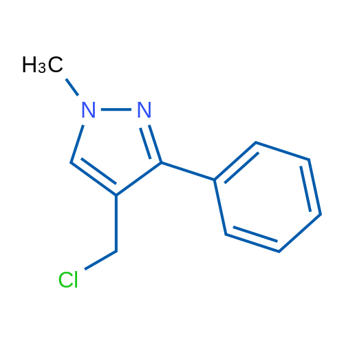 4-(Chloromethyl)-1-methyl-3-phenyl-1h-pyrazole 1g