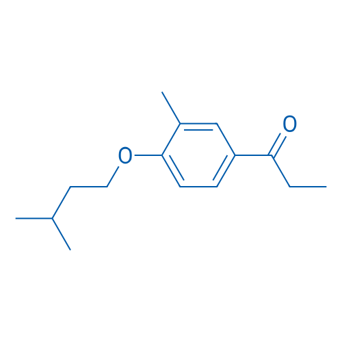 1-(4-(Isopentyloxy)-3-methylphenyl)propan-1-one 1g