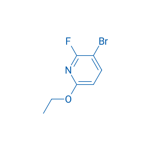 3-BRomo-6-ethoxy-2-fluoropyridine 1g