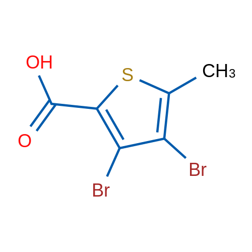 3,4-Dibromo-5-methylthiophene-2-carboxylic acid 1g
