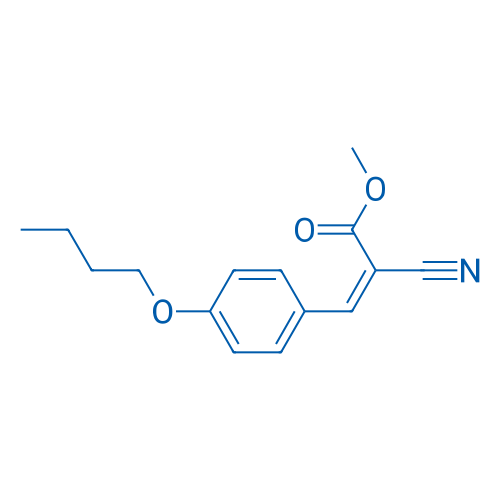 Methyl (2Z)-3-(4-butoxyphenyl)-2-cyanoprop-2-enoate 1g