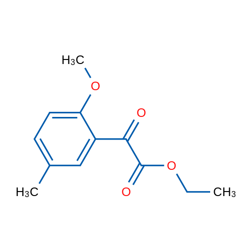 Ethyl 2-methoxy-5-methylbenzoylformate 1g