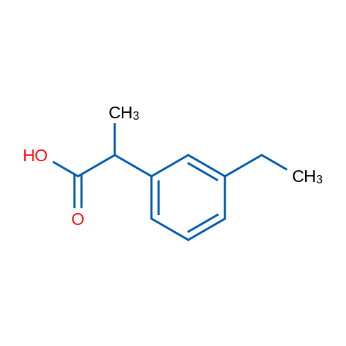 Benzeneacetic acid, 3-ethyl-alpha-methyl- 1g