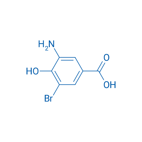 3-Amino-5-bromo-4-hydroxybenzoic acid 1g