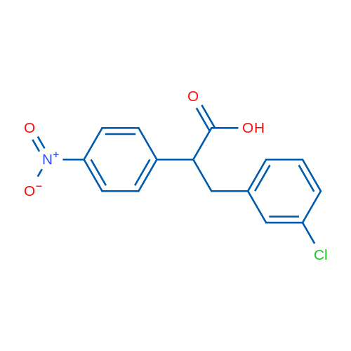 3-(3-Chlorophenyl)-2-(4-nitrophenyl)propanoic acid 1g