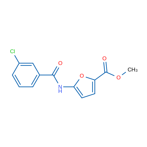 Methyl 5-(3-chlorobenzamido)furan-2-carboxylate 1g