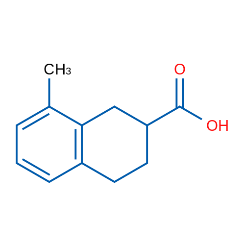 8-Methyl-1,2,3,4-tetrahydro-naphthalene-2-carboxylic acid 1g