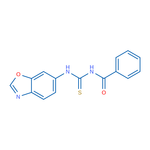 1-Benzoyl-3-(1,3-benzoxazol-6-yl)thiourea 1g
