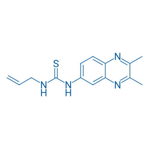 1-(2,3-Dimethylquinoxalin-6-yl)-3-(prop-2-en-1-yl)thiourea 1g