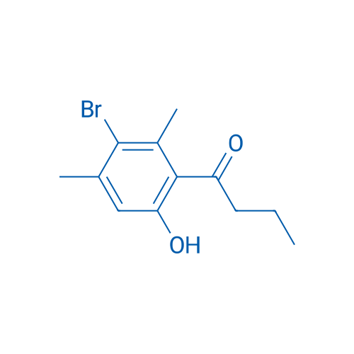 1-(3-Bromo-6-hydroxy-2,4-dimethylphenyl)butan-1-one 5g
