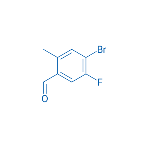 4-Bromo-5-fluoro-2-methylbenzaldehyde 5g