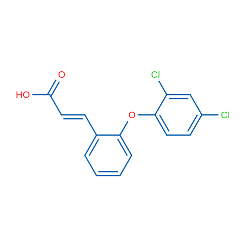 3-(2-(2,4-Dichlorophenoxy)phenyl)acrylic acid 1g