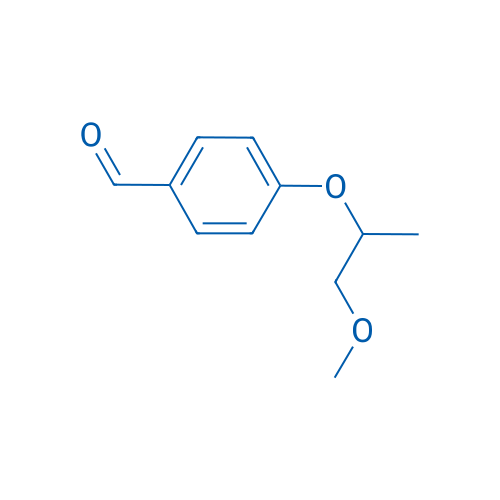 4-((1-Methoxypropan-2-yl)oxy)benzaldehyde 250mg