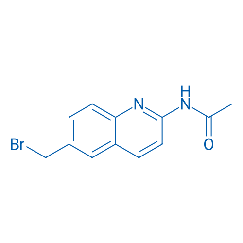 N-(6-(bromomethyl)quinolin-2-yl)acetamide 250mg