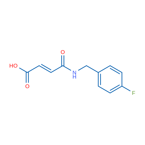 (E)-4-((4-Fluorobenzyl)amino)-4-oxobut-2-enoic acid 1g