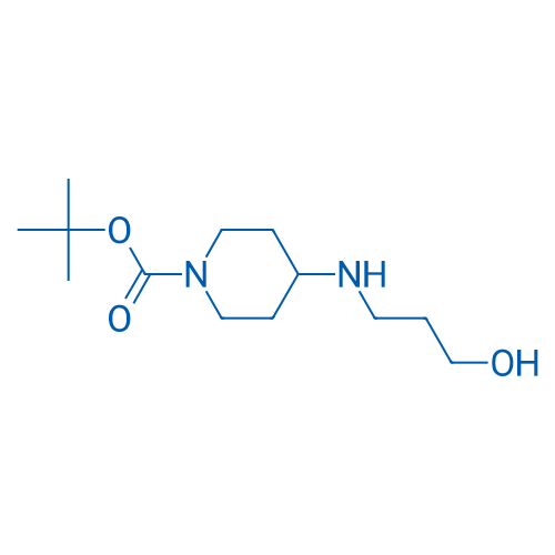 tert-Butyl 4-(3-hydroxypropylamino)piperidine-1-carboxylate 1g