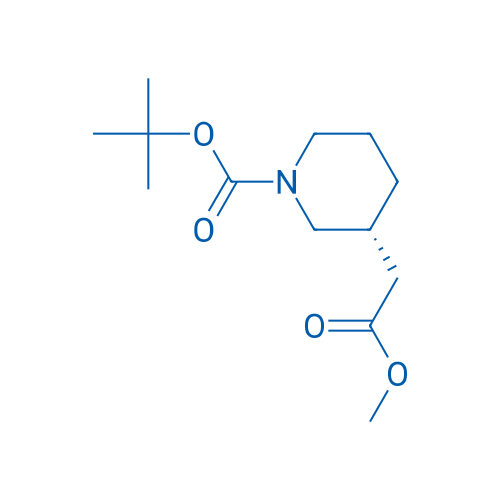 (R)-tert-Butyl 3-(2-methoxy-2-oxoethyl)piperidine-1-carboxylate 100mg