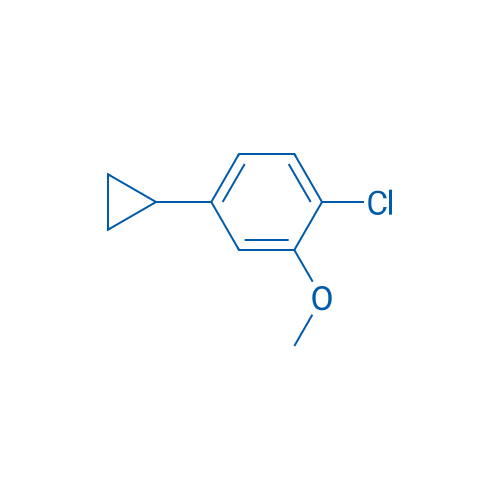 1-Chloro-4-cyclopropyl-2-methoxybenzene 1g