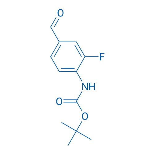 tert-Butyl (2-fluoro-4-formylphenyl)carbamate 10g