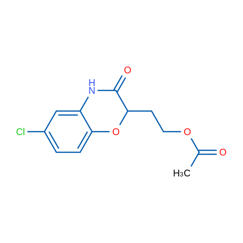 2-(6-Chloro-3-oxo-3,4-dihydro-2H-1,4-benzoxazin-2-yl)ethyl acetate 1g