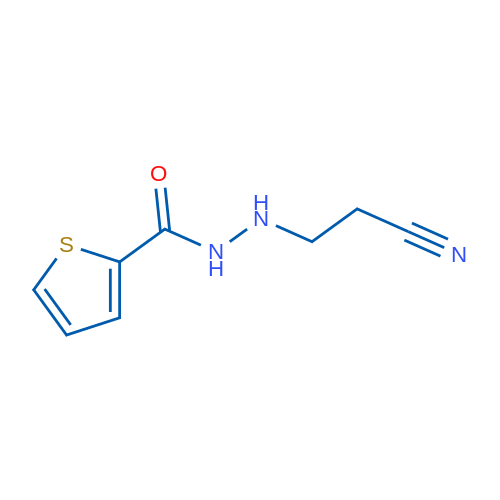 N'-(2-Cyanoethyl)thiophene-2-carbohydrazide 1g