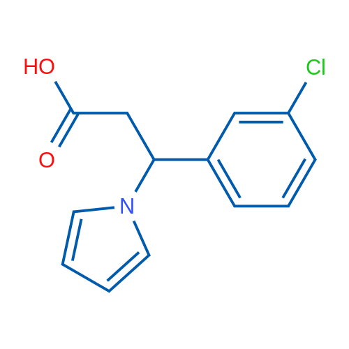 3-(3-Chlorophenyl)-3-(1H-pyrrol-1-yl)propanoic acid 1g