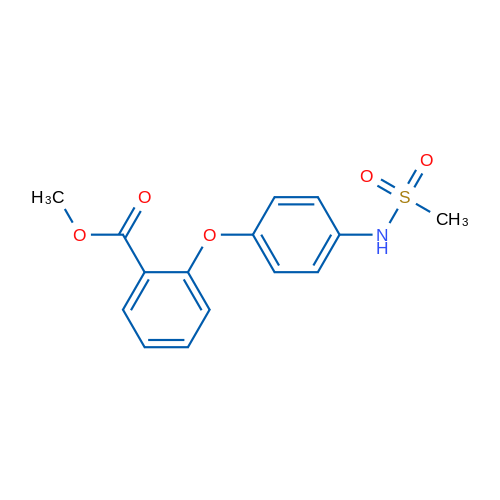 Methyl 2-(4-methanesulfonamidophenoxy)benzoate 1g