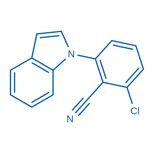 2-Chloro-6-(1H-indol-1-yl)benzonitrile 1g