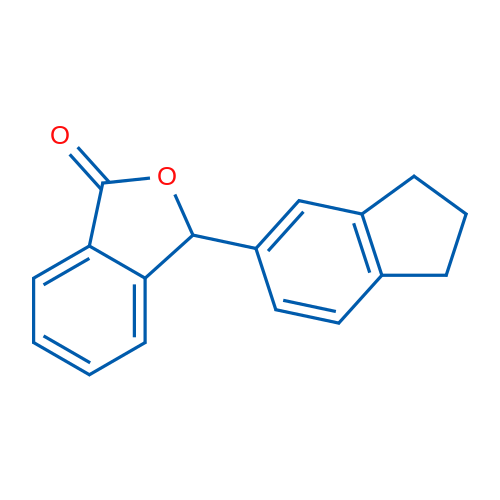 3-(2,3-Dihydro-1H-inden-5-yl)-1,3-dihydro-2-benzofuran-1-one 1g