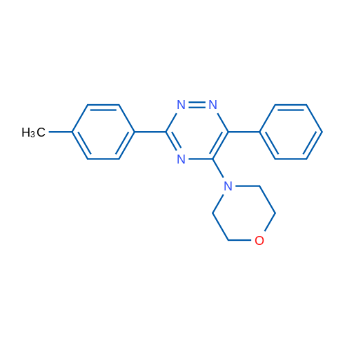 3-(4-Methylphenyl)-5-(morpholin-4-yl)-6-phenyl-1,2,4-triazine 1g