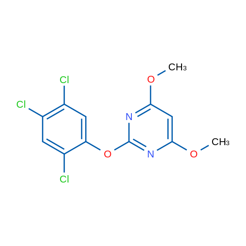 4,6-Dimethoxy-2-(2,4,5-trichlorophenoxy)pyrimidine 1g