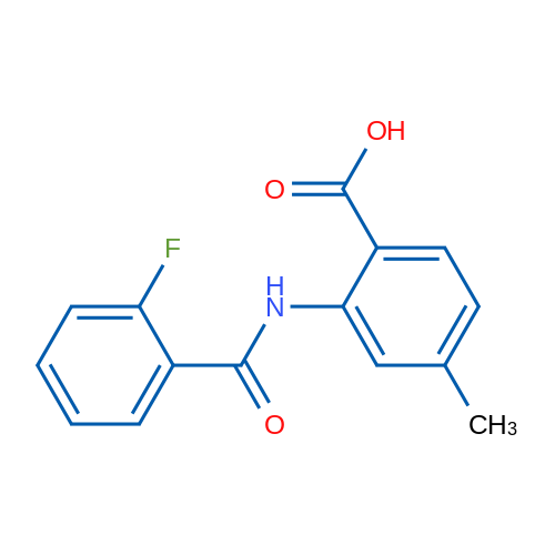 2-(2-Fluorobenzamido)-4-methylbenzoic acid 1g