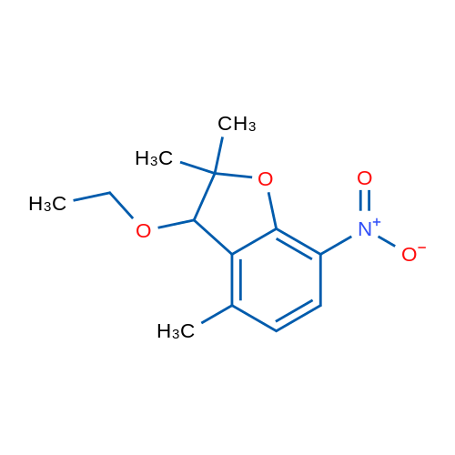 3-Ethoxy-2,2,4-trimethyl-7-nitro-2,3-dihydro-1-benzofuran 1g