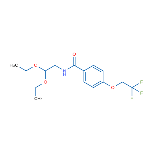 N-(2,2-Diethoxyethyl)-4-(2,2,2-trifluoroethoxy)benzamide 1g